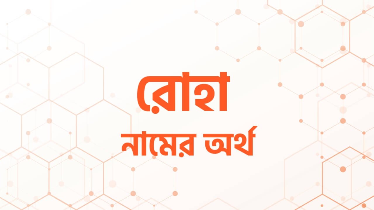 রোহা নামের অর্থ কি